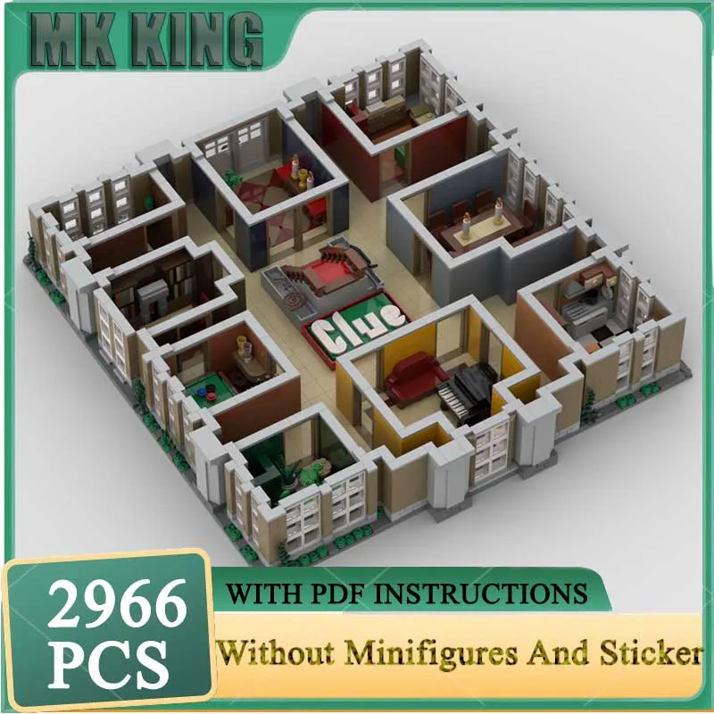 

Игровой набор-конструктор MOC: Модель уличной сцены из кирпичиков, технологичные блоки для сборки, подарок на день рождения, игрушки DIY