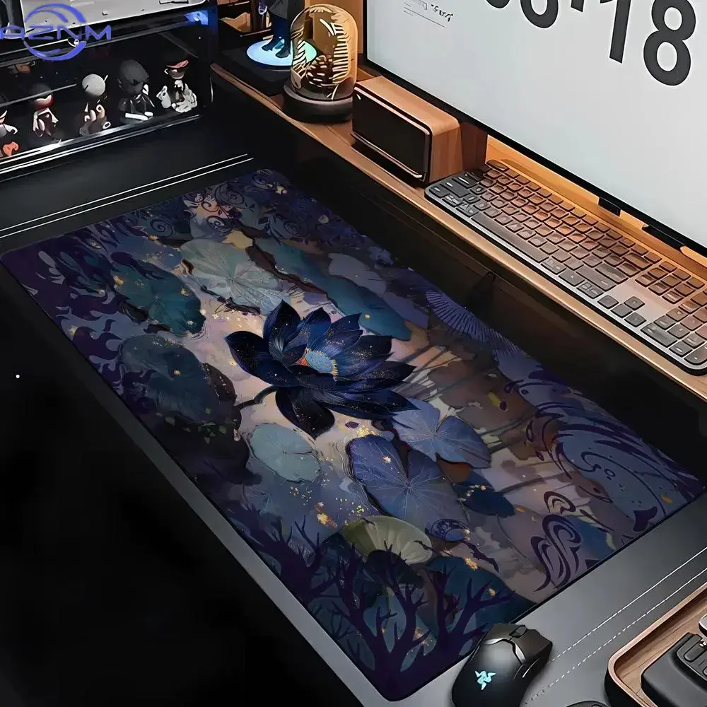 Dark lotus Mouse Pad magic playmat desk mat gaming mats pc accessories expansion pad rubber anti-slip Suitable for work and game