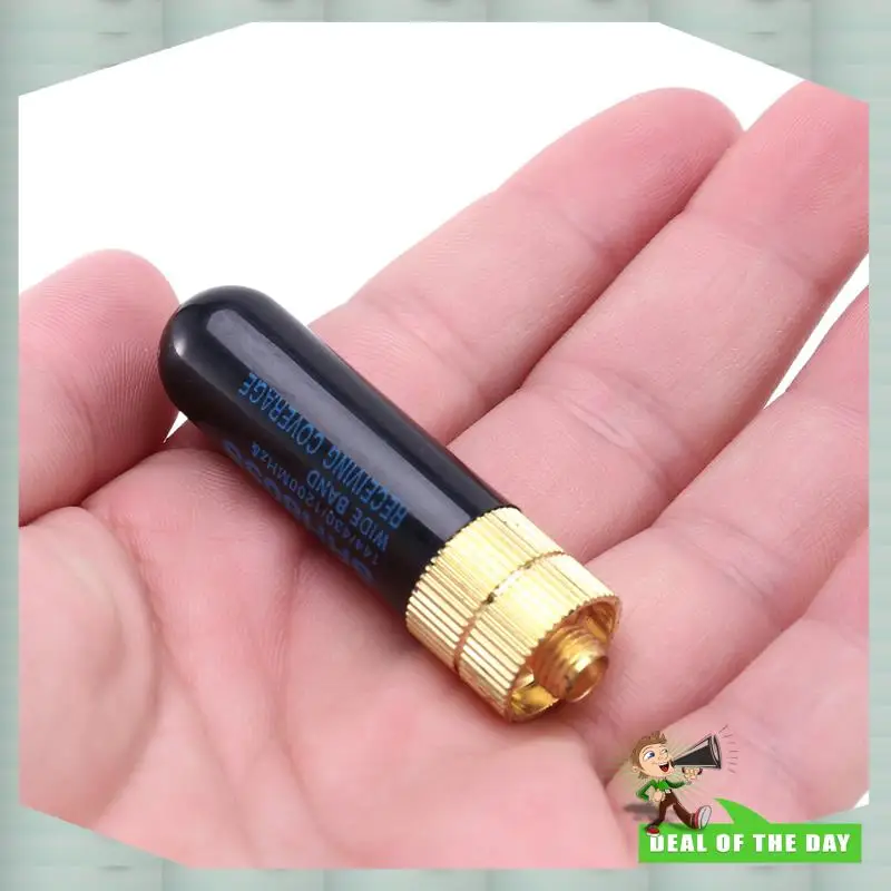 24 시간 배달 30PCS 듀얼 밴드 UHF + VHF SRH805S SMA 여성 안테나 Baofeng Uv-5R BF-888S Uv-82 UV-5RA TK3107 2107 10W 144/4
