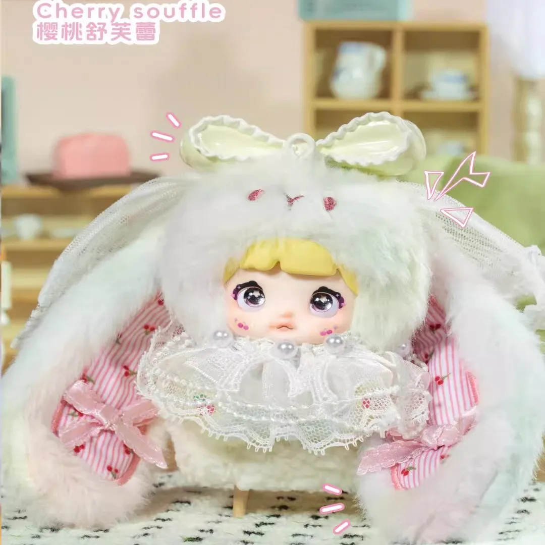ของแท้แท้ Nommi Sweet Heart กระต่ายตุ๊กตา Plush ของเล่นอินเทรนด์กล่องตาบอด Surprise ตุ๊กตาสัตว์เครื่องประดับ Mystery Girls