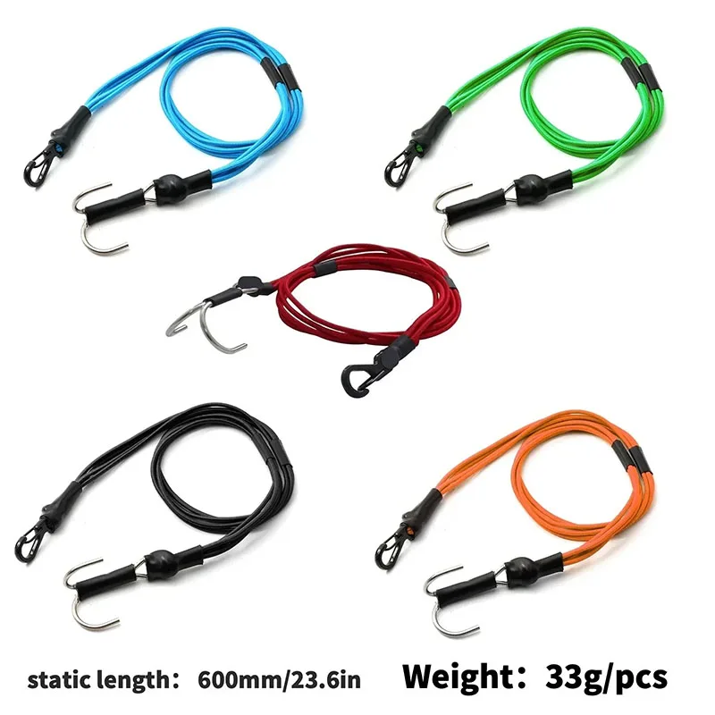 1/10 RC Crawler Car Kinetic Winch Strap Escape Rope Rescue Trailer Hook for Axial SCX10 I II III TRAXXAS TRX4 D90 TF2 WPL MN99S