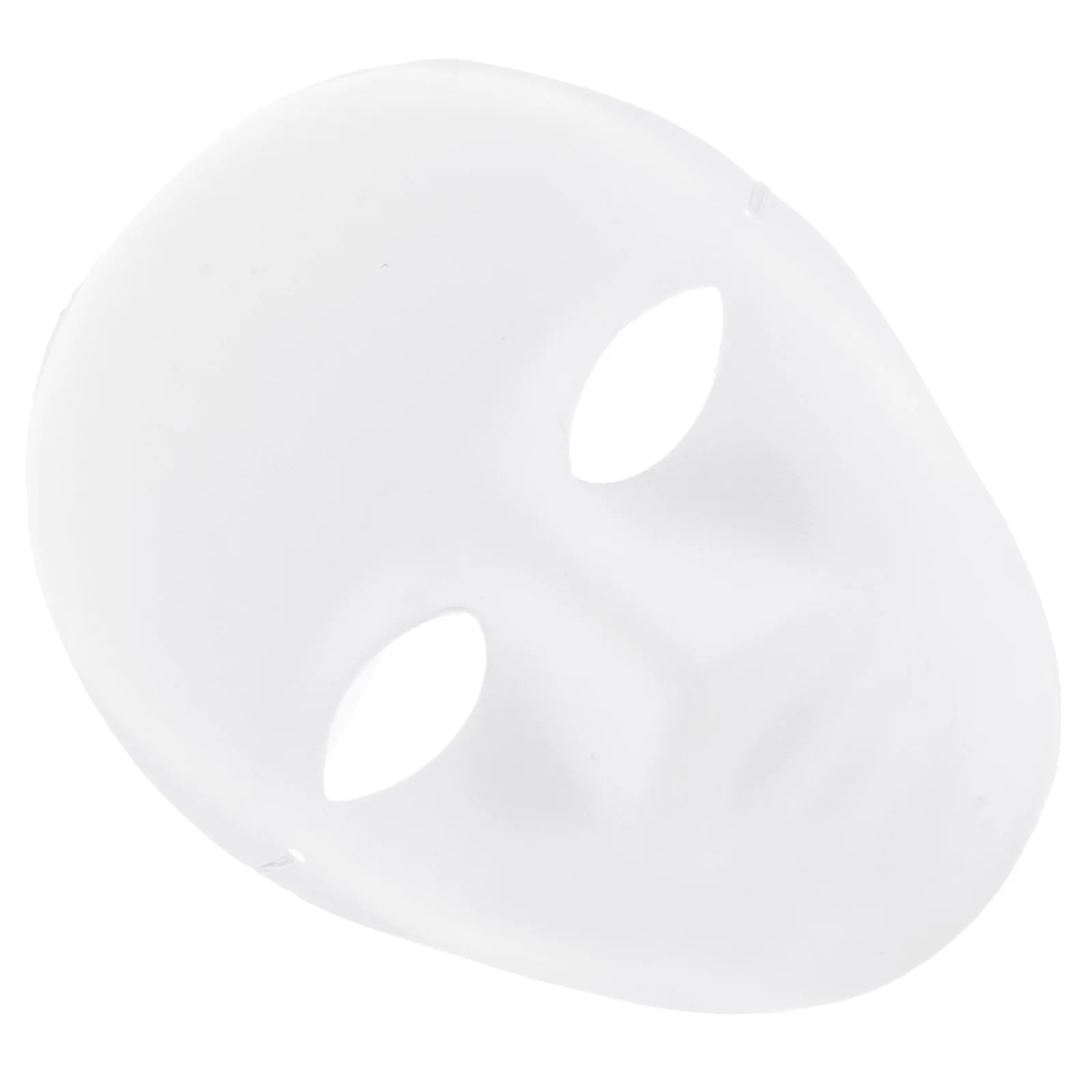 6 szt. Białe maski do malowania, puste maski maskaradowe, maski z pulpy papieru DIY na Halloween, rekwizyty maskaradowe na imprezy cosplay