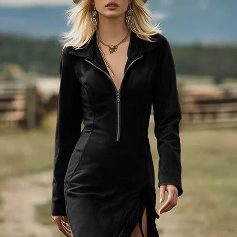 black dress chiffon long sleeves 1920s style two-piece dress made of black chiffon with long sleeves –  LaVieDelight