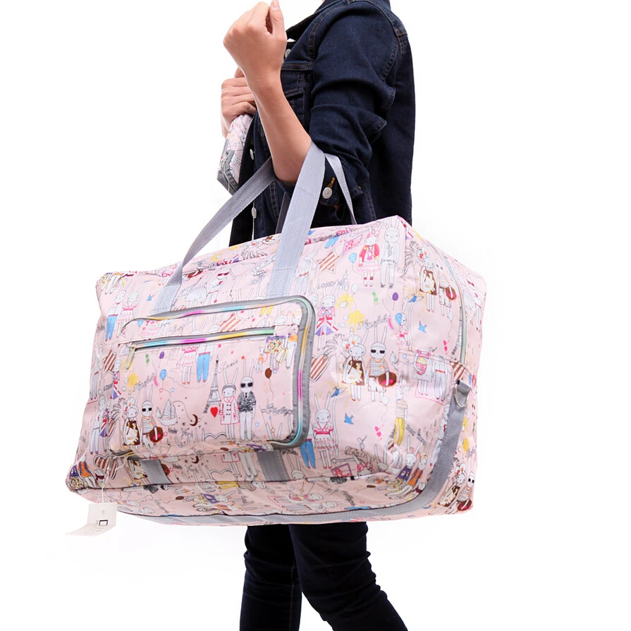 

2023 New Arrivals Casual Travel Bags Portable Folding Shoulder Trolley Sac A Main Colourful Large Capacity Waterproof Ba