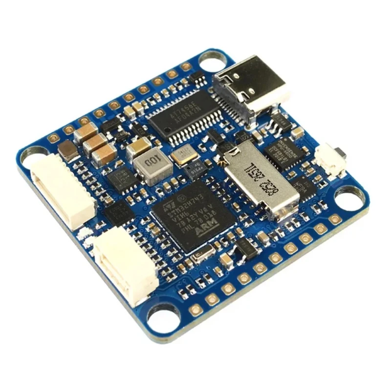 H743-SLIM V3 F7 Flight Controller for RC Racing Drone & Airplane, Built-in Baro Blackbox OSD, 2-8S FPV Sensor