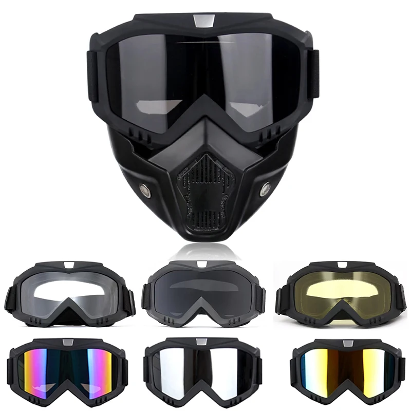 

Модель очков 2025 года, велосипедные солнцезащитные очки для MTB, очки для мотокросса со съемной маской для верховой езды, горные/гоночные велосипедные снежные очки