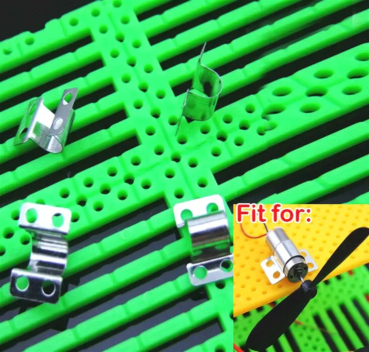 610/614/612 Coreless Motor Metal Iron Clip Fixed Mounting Bracket  6MM Diameter Support Seat Accessories