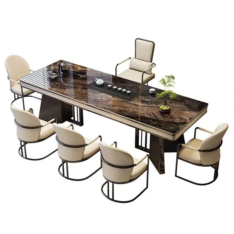 

Комбинированный набор для чаепития из роскошного камня: для дома, офиса, коммерческого использования, для кунг-фу чая, интегрированный комплект