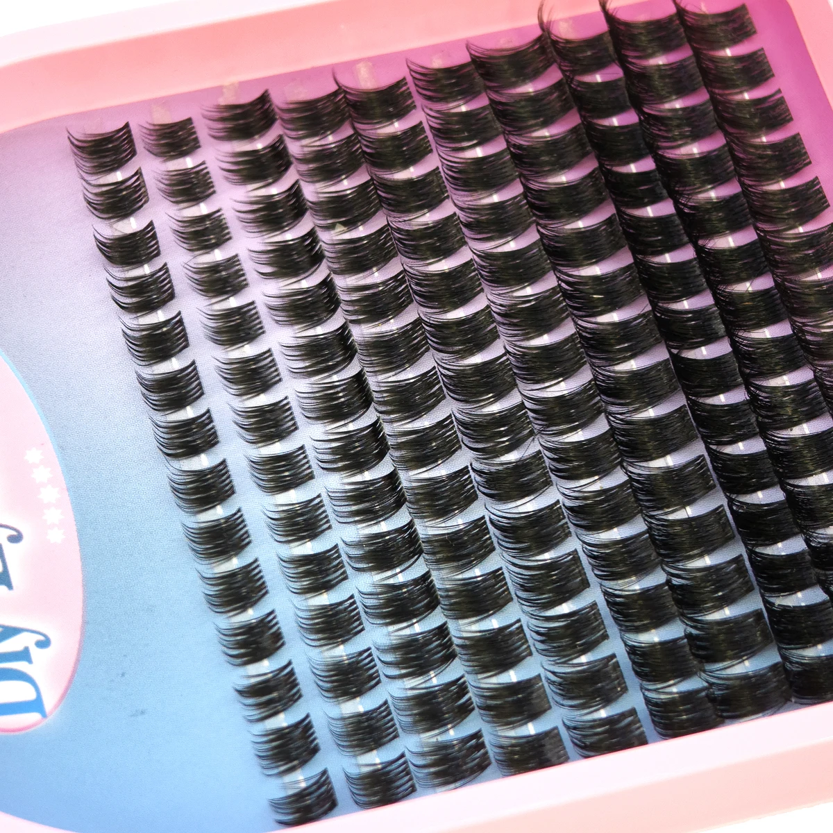 HBZGTLAD10row Fairy Lash Clusters Manga Cluster Wimpern Wimperncluster Wispy Wimpernverlängerungen Natürlicher Look C/D Curl Einzeln – Detail 7