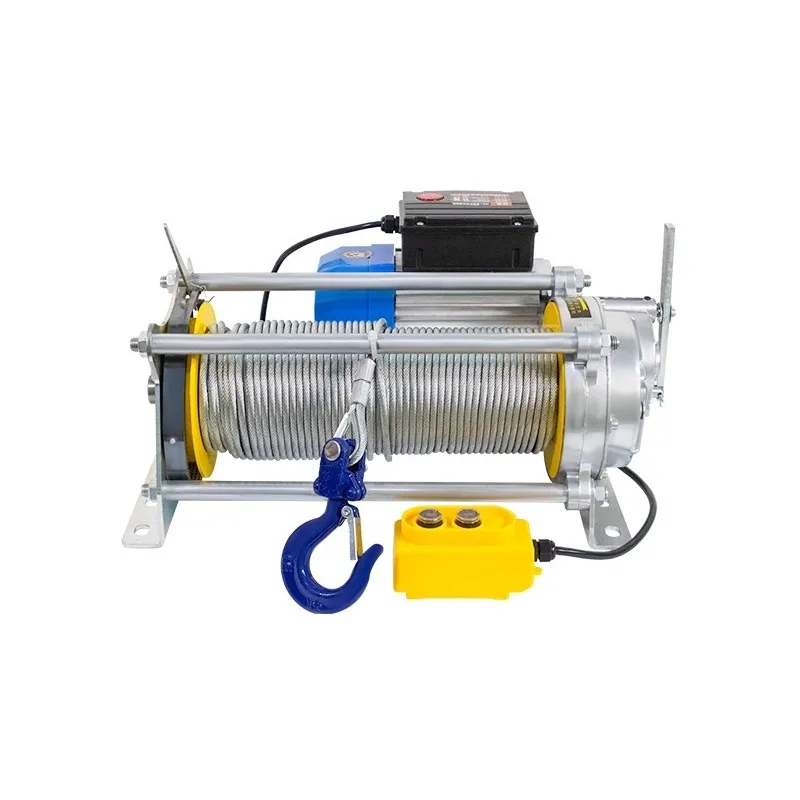 ونش سحب الكابل 1.5 طن رافعة ونش نحاسي نقي رافعة صغيرة التعامل مع معدات نقل المستودعات