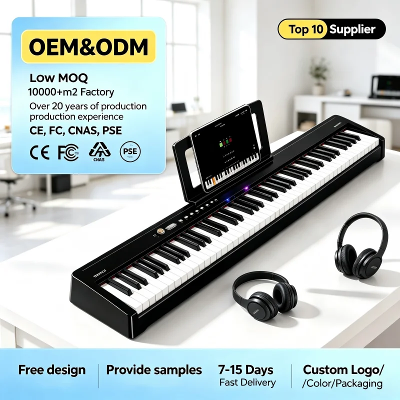 C2 MAX Smart Teaching Piano With 88 Weighted Keys Professional Level Sound Source Digital Piano Keyboard