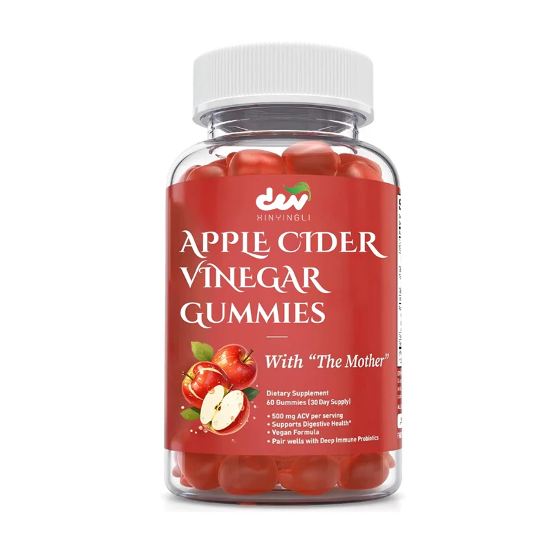 

Жевательные конфеты с яблочным уксусом, 500 мг уксусной кислоты в одной порции, с добавлением фолиевой кислоты, витамина B6 и йода для поддержания здоровья пищеварения, 60 жевательных конфет