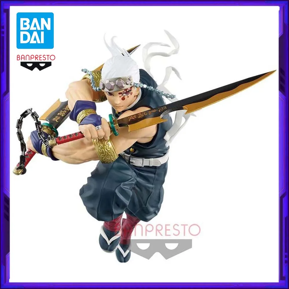 

In Stock Bandai Original Banpresto Demon Slayer VIBRATION STARS Uzui Tengen Anime Action Figure Model Figures Toys