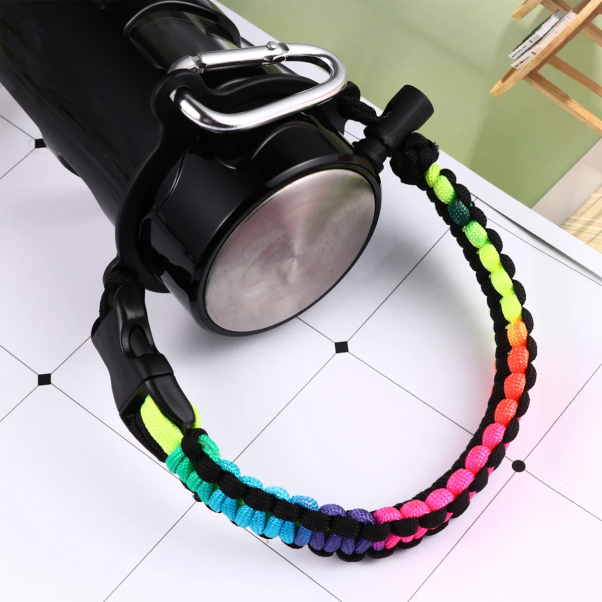 

2 PCS Parasol Rope Hook Handles Bottle Strap Outdoor for Umbrella Suspenders Bottleneck Safety