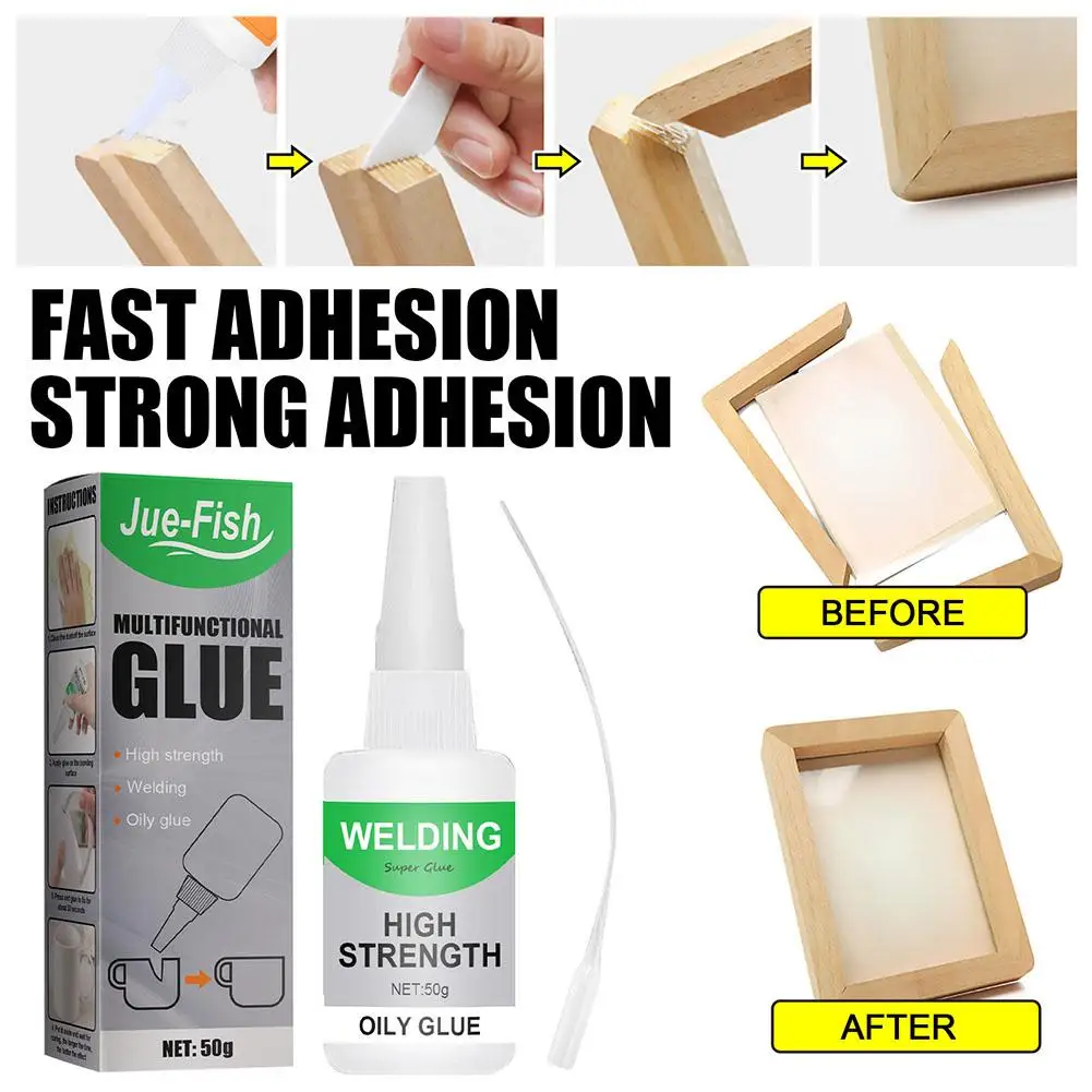 Welding High Strength Oily Glue - Universal Superglue Mighty Instant Glue for Resin Ceramic Metal Glass