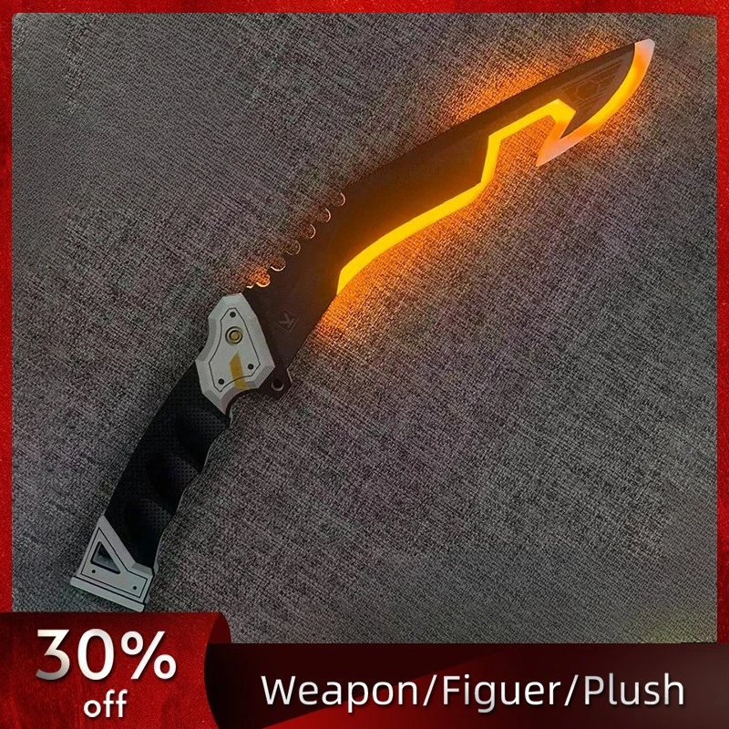 Couteau jouet lumineux Apex Bangalore 40cm/15.75 pouces, Katana, périphériques de jeu, accessoires de modèle en bois acrylique, Cosplay, cadeaux de collection pour garçons