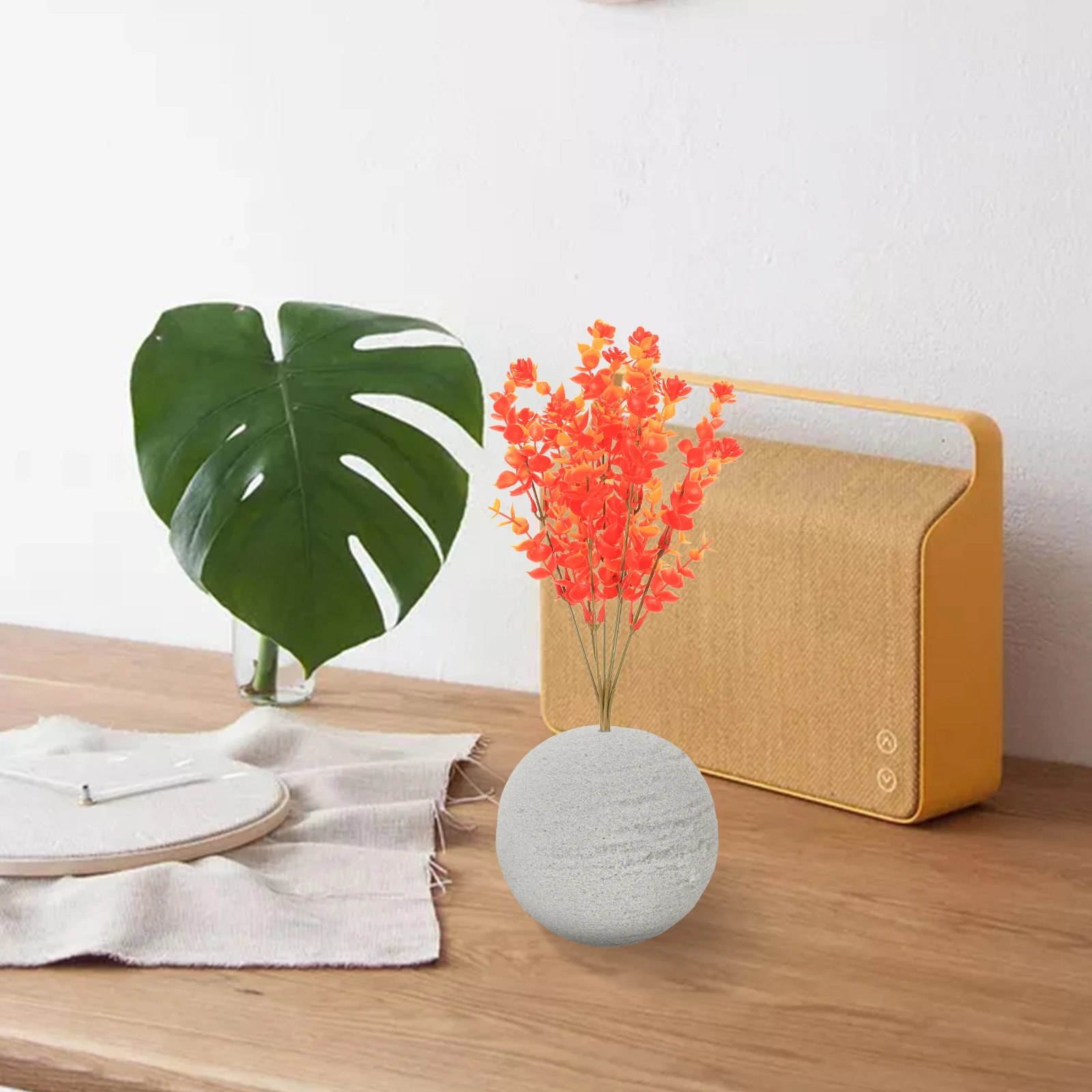 

2 pcs Wedding Decoration Flower Ball Round Floral Foam Sphere For Diy Flower Arrangement Dry Floral Foam Ball Home Party Decor