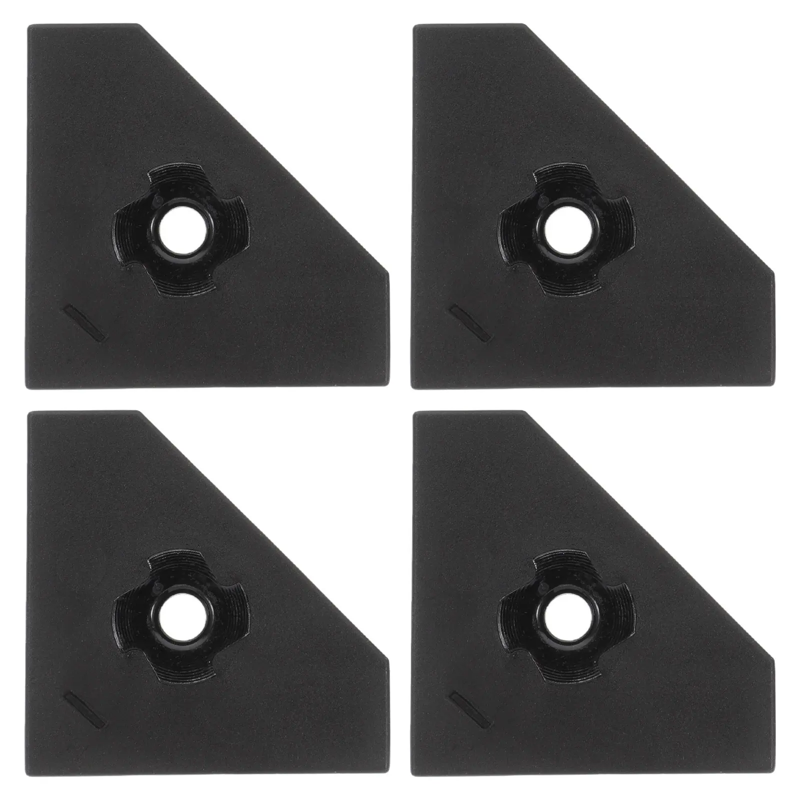 

4Pcs Triangular Foosball Table Foot Pads Plastic Replacement Levelers for Table Football Machine Stable Non-Slip Floor Cushions