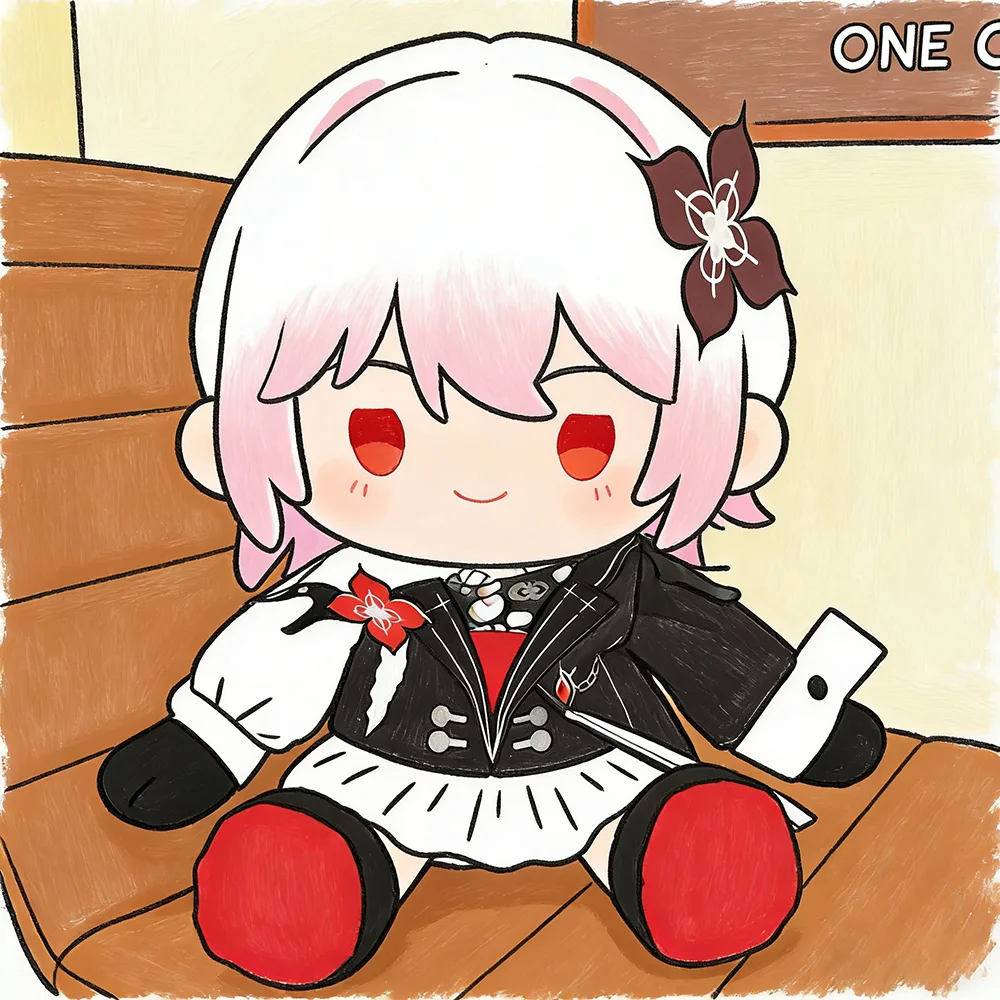 

Anime Figure Evernight Honkai: Star Rail March 7th Game 40CM Body Cartoon Plush Dress Up Sitting Posture Pillow Cushion Gift