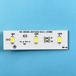 Refrigerator LED Bar Replacement LED Light Strip DC 12V for Electrolux Refrigerator ZBE2350HCA SW-BX02B Repair Parts