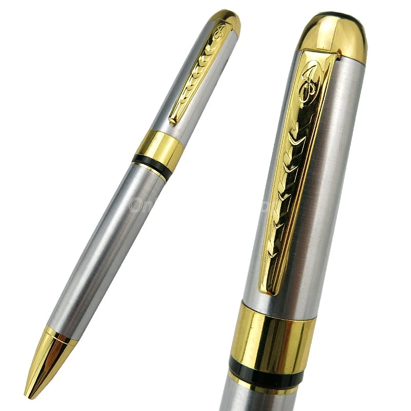 

Шариковая ручка Jinhao, металлическая, многоразовая, с золотой отделкой, 250