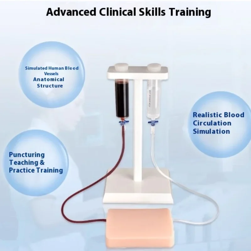 Ultrasound Guided Vascular Puncture Training Model with Vascular Ultrasound Simulator Ultrasound Puncture Injection Training Pad