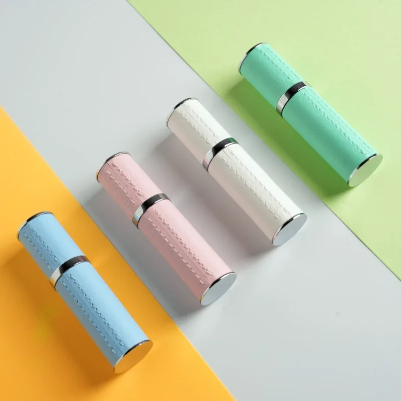 5 ミリリットル革香水瓶詰め替え香水アトマイザー旅行用スプレーボトルフレグランス容器ファイン化粧品容器 1 PC