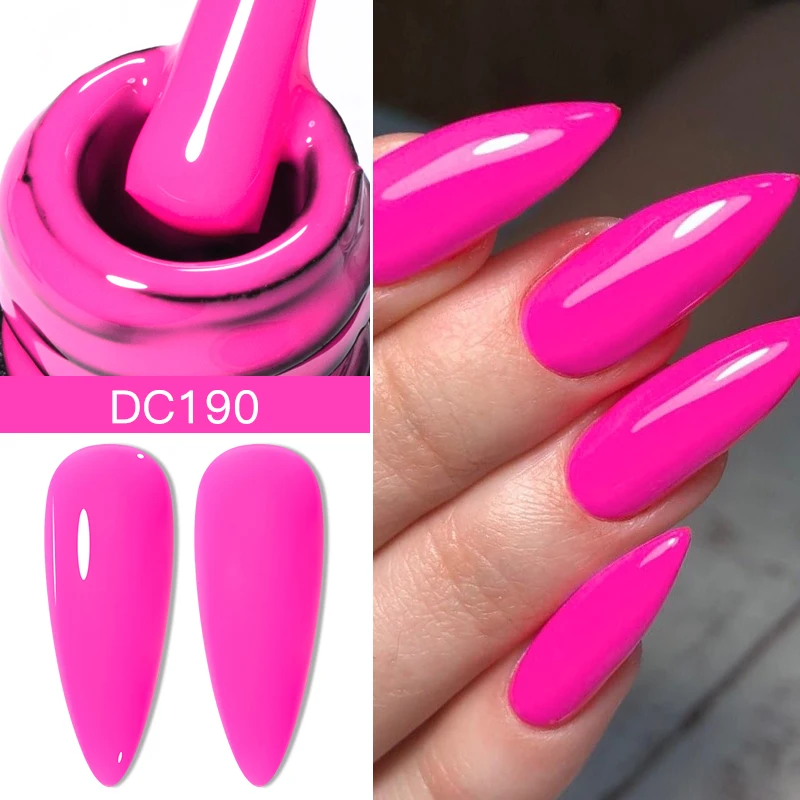 7 ml Schneeflocken-Gel-Nagellack, UV-LED, semi-permanent, milchig, weiß, rosa, Glitzer, Schnee-Pailletten, Gel-Nägel, Kunst-Design, Lack, Maniküre