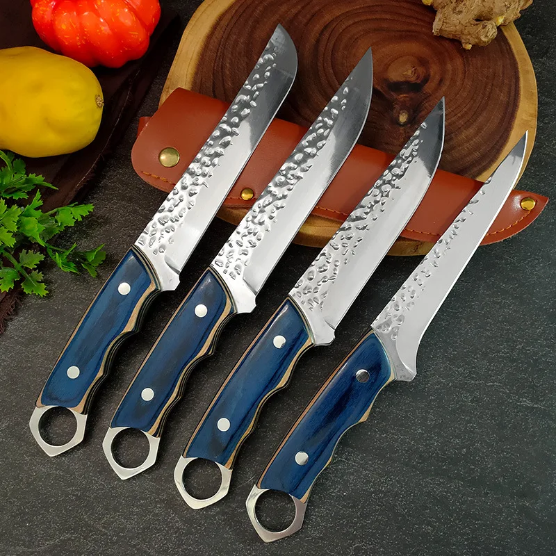 Kitchen Knife Forged Butcher Knife Chef Knife Slicing Boning Cleaver Fish Meat Sushi Cutter Professional Cooking Cutting Tools