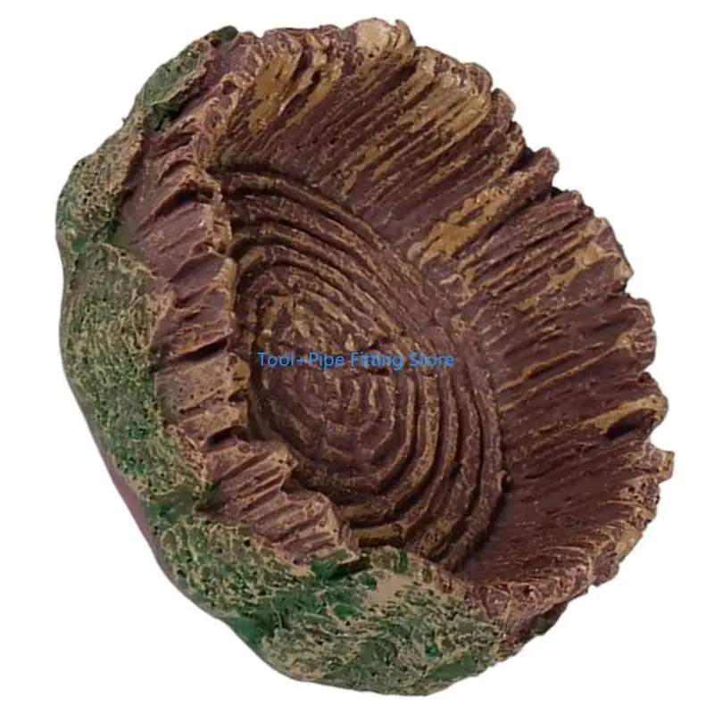 F92B Reptiles Animal Feeding Plate Durable ABS Construction Shallow Water Dish For Turtles Lizards