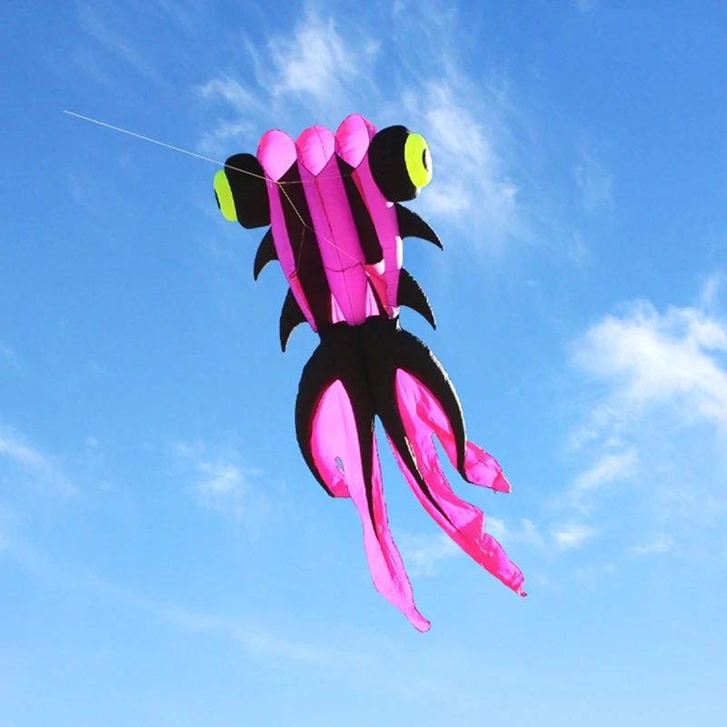 free shipping 10m goldfish  kite software nylon ripstop outdoor toys flying kites for adults large kite  octopus jellyfish koi