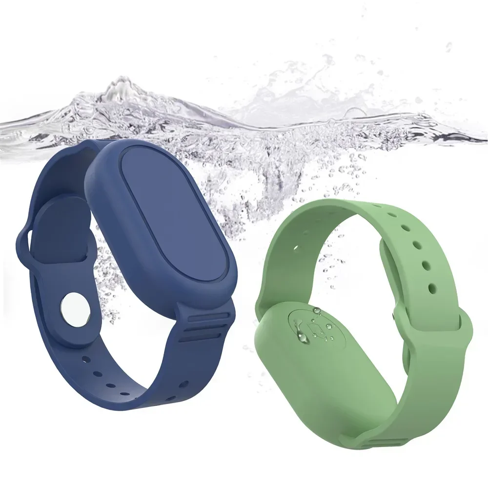 Diseño de pulsera para Samsung Galaxy SmartTag2, funda protectora de silicona a prueba de golpes, funda protectora suave lavable para niños