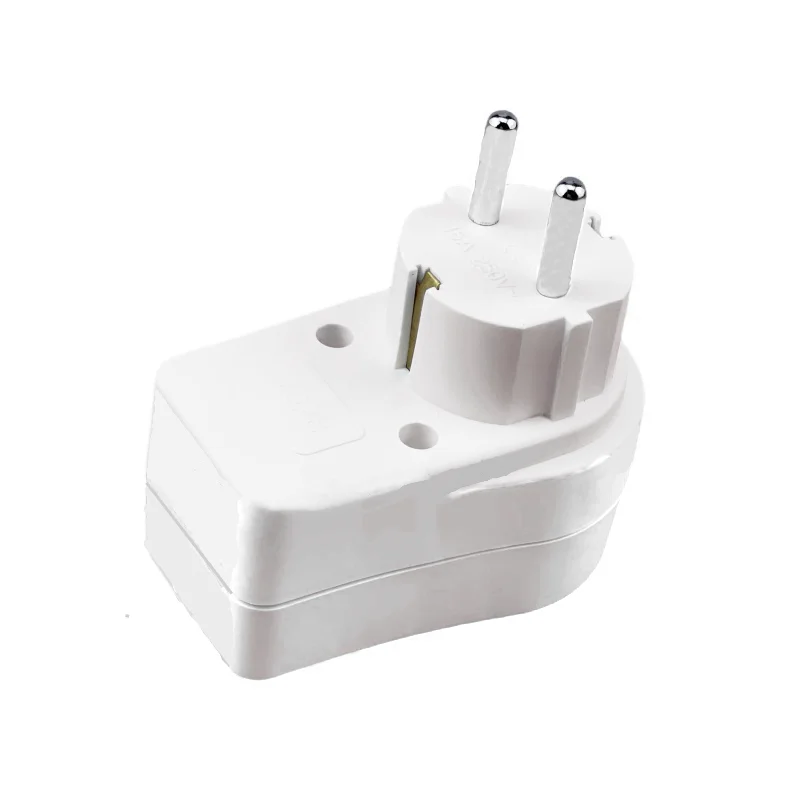 Eu Verlengcontactdoos Met Schakelaar Aan/Uit Elektrische Stekker Europese Standaard Russia Spanje Oekraïne Korea Power Converter Plug Adapter