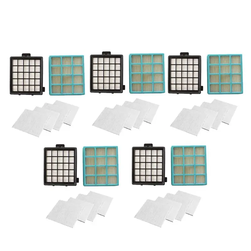 

ASWUT-10Pcs Hepa Filter & 20Pcs Motor Cotton Filter For FC8134 FC8135 FC8136 FC8142 FC8146 FC8148 FC8140 FC8144