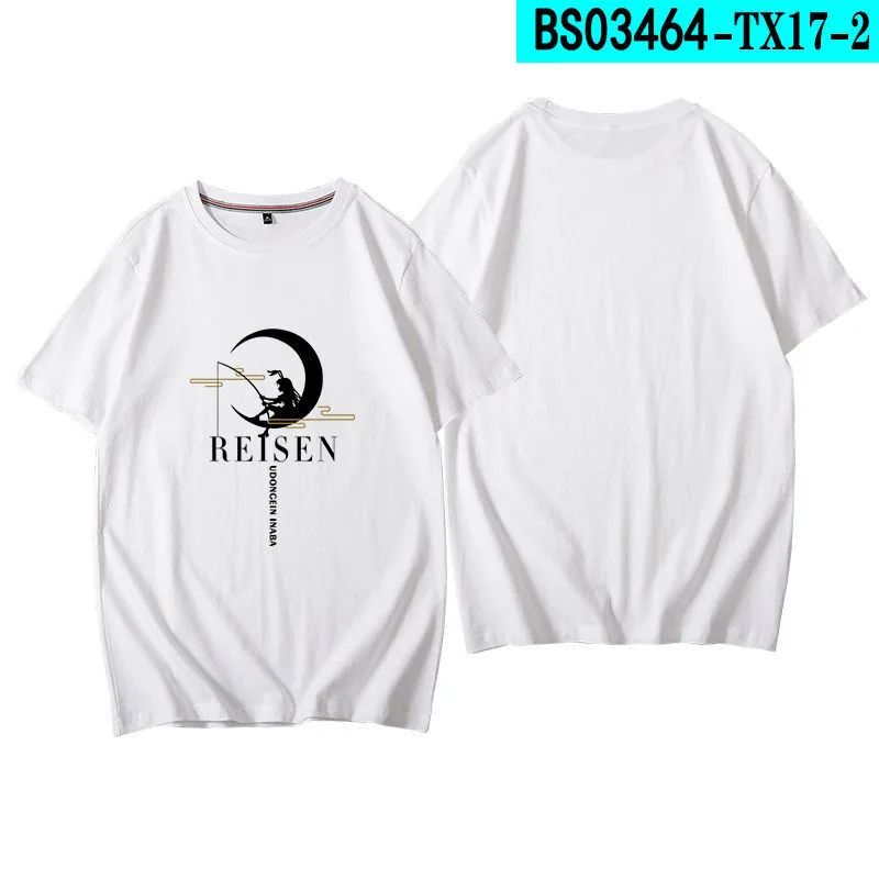 TouHou Project Reisen Inaba 3D Printing T-shirt Summer Round Neck Short Sleeve Popular Japanese Anime Game Streetwear Plus Size