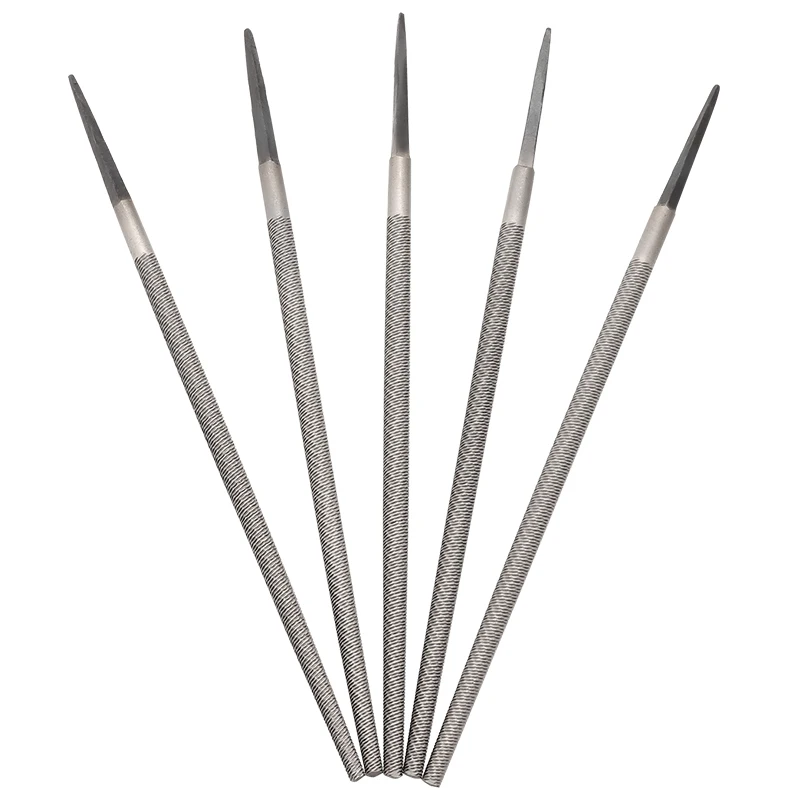 Round File, Round Steel File, Cylindrical Reaming File, Iron Sharpening Tool, Woodworking Rasp, Metal Grinding Tools