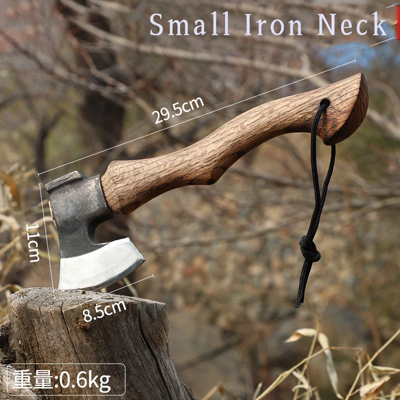 Iron Neck Campsite Multi specification Wooden Handle Multi purpose Axe Outdoor Camping Logging Multi purpose Axe