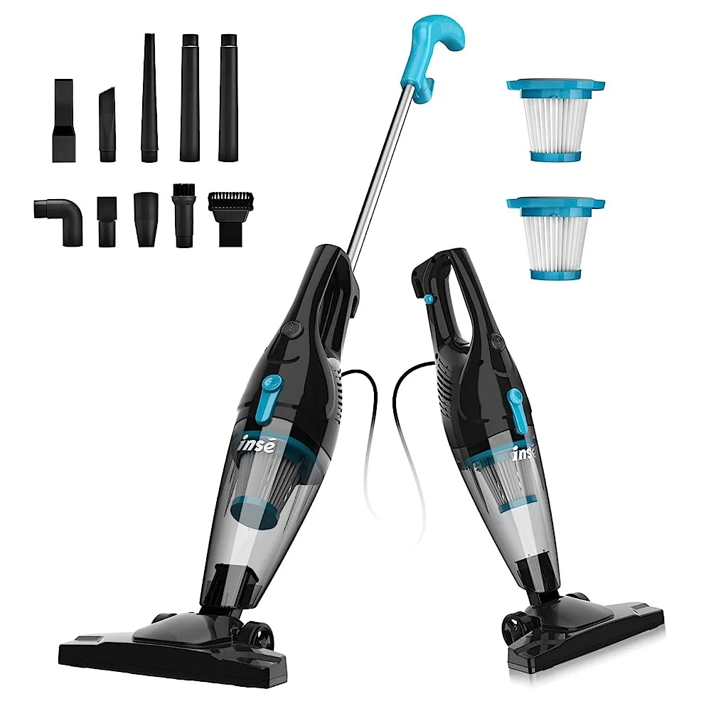 INSE R3S/R6X Stofzuiger met snoer Handheld Stick Vacuum Krachtige 3-in-1 lichtgewicht stofzuigers voor thuis Harde vloer Dierenhaar