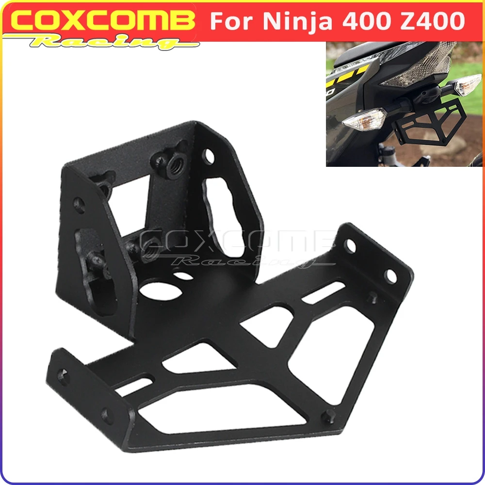 

For Kawasaki Ninja Z400 400 Motorcycle Fender Eliminator Tail Tidy Rear License Plate Bracket Number Registration Holder Frame