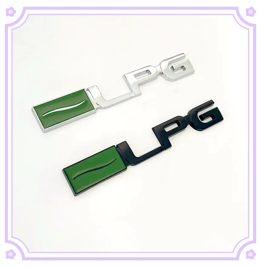 New 3D Metal LPG Logo Car Refit Emblem Door Sticker Badge Car Body Decor Sticker Car Styling For Chevrolet Cruze Malibu