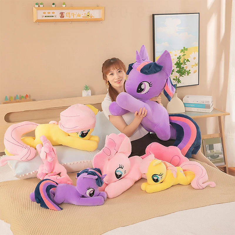 

Kawaii Pinkie Pie плюшевая игрушка My Little Pony, мягкая кукла, милый персонаж мультфильма для детей, подарок на день рождения, Рождество, фиолетовая кукла для девочек