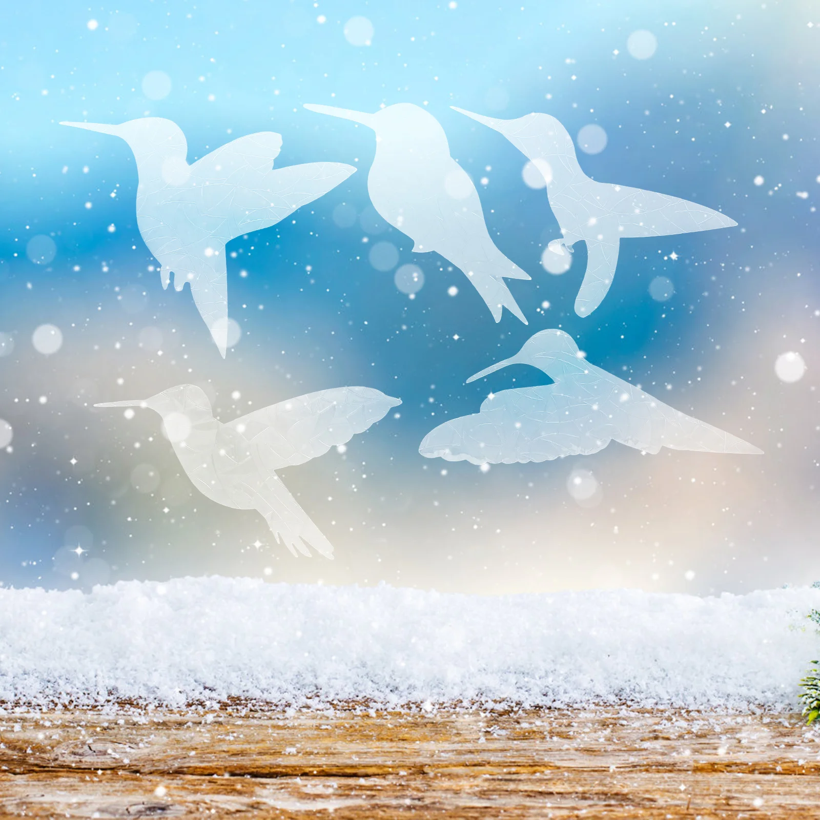 15 قطعة المضادة للتصادم نافذة غشاء تغليف ثابت ملصق الشارات للأبواب الزجاجية الشمس الماسك داخلي المنزل غرفة نوم غرفة المعيشة ديكور #4