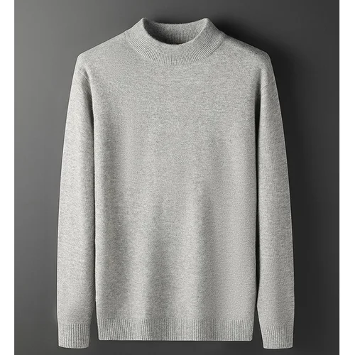 남성용 보온 터틀넥 스웨터, 내한성, 하이엔드, 올매치 스트레치, 캐주얼 패션, 두꺼운 솔리드 코, 겨울 기모