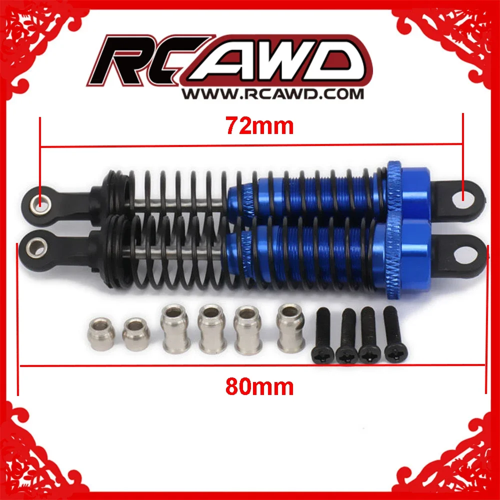 

RCAWD Adjustable Alloy 80mm Shock Absorber Damper For Traxxas Buggy Truck Hpi Hsp Losi Axial Tamiya Redcat