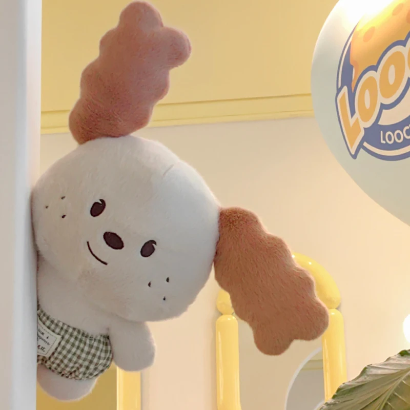 ตุ๊กตาสุนัขแฮปปี้พัพพี้ หูกระดิกได้ ของเล่นสุนัขน่ารัก ของเล่นสัตว์น่ารัก หมอนอิงนุ่ม ของขวัญคริสต์มาสสำหรับเด็ก