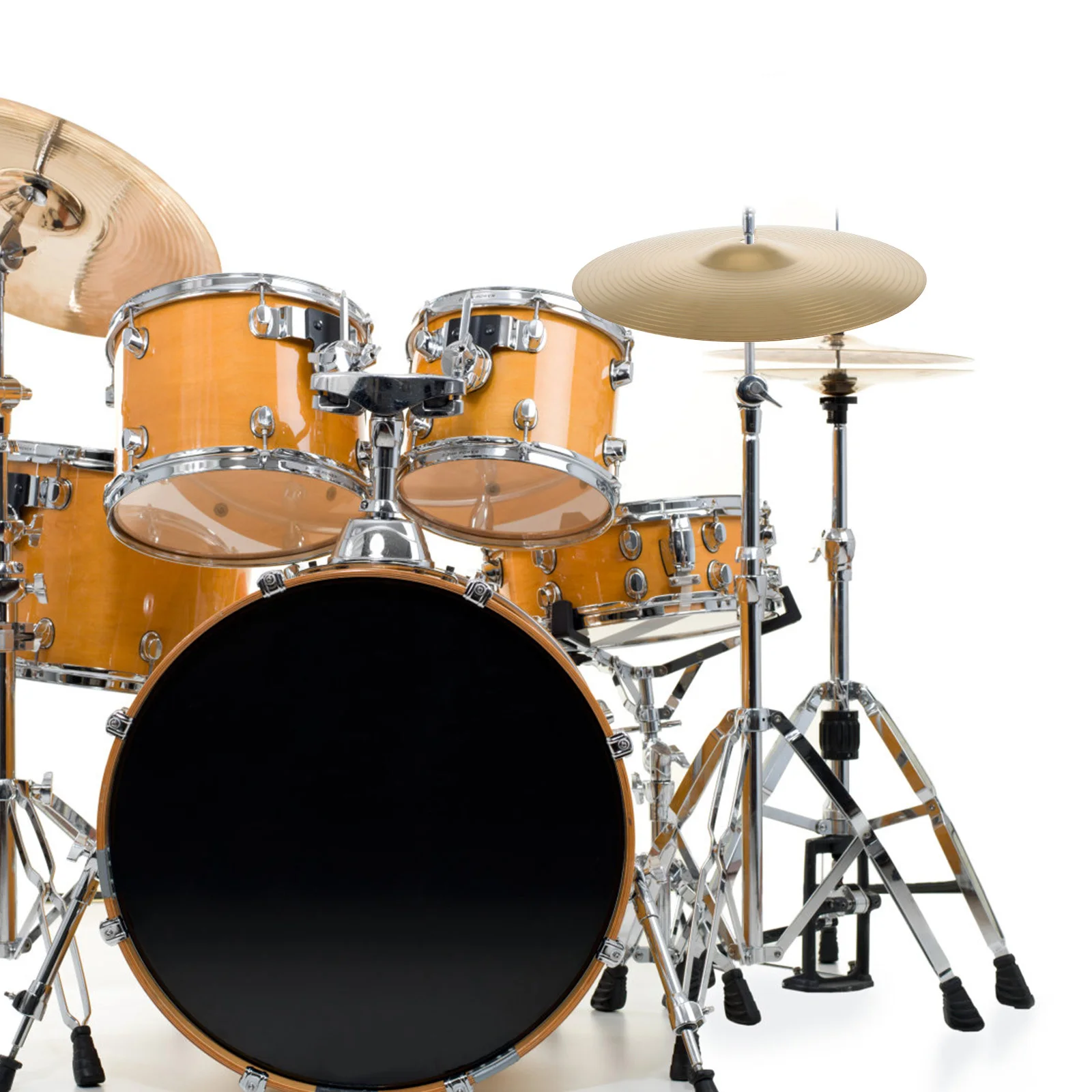 

Jazz Cymbal Metal Clear Sound For Drum Set Percussion Cymbals Practice Kit Replacement Part Drum Hardware Accessory