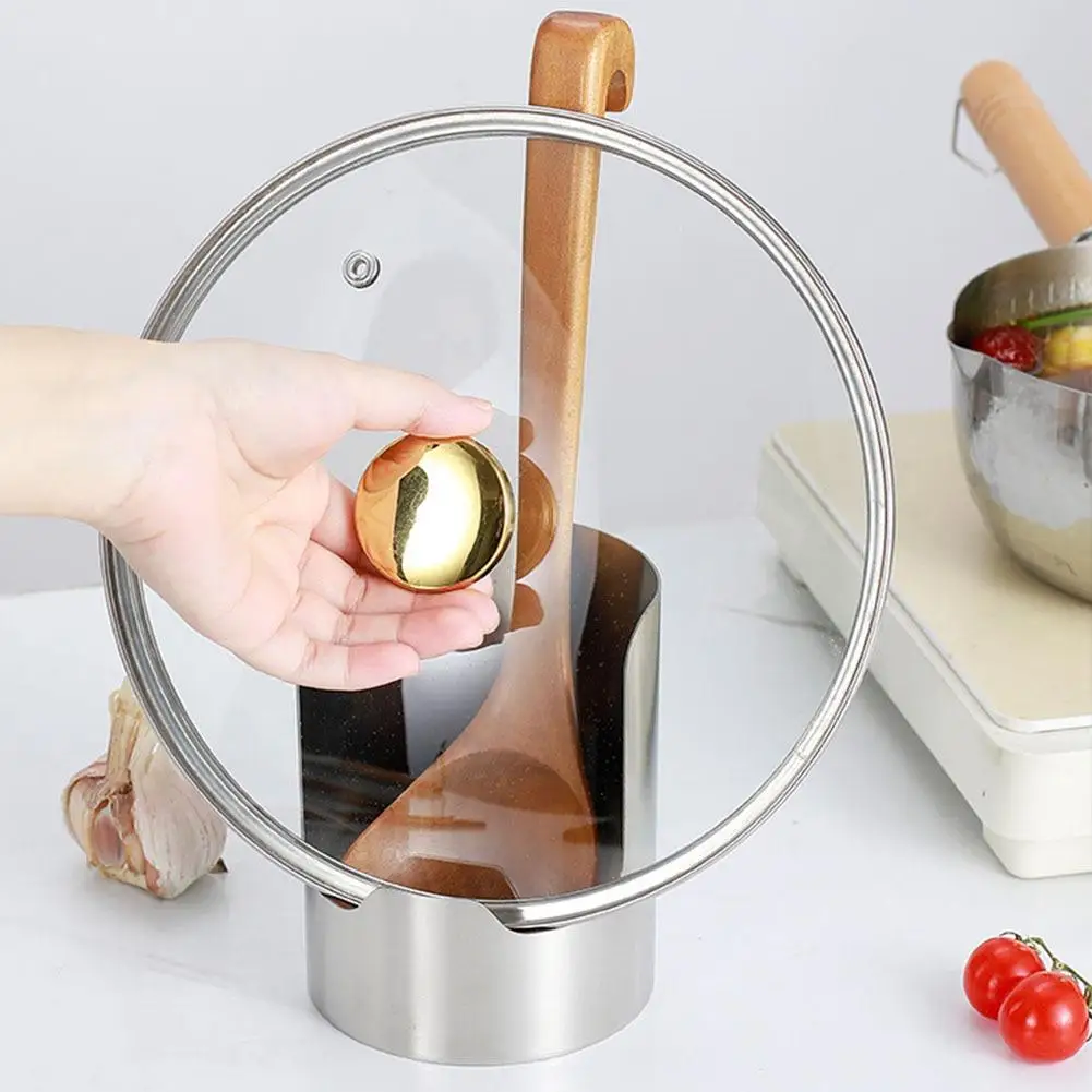 Easy-clean stainless steel holder