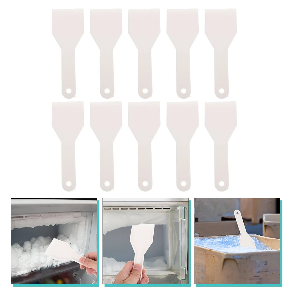 

10Pcs Freezer Ice Scrapers Thick Frost Removal Shovels for Refrigerator Car Windshield Snow Remover Refrigerator Ice Shovel