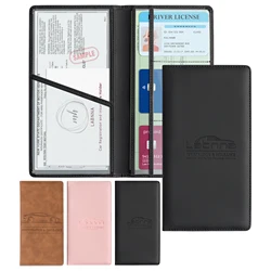 1pc Men & Women Car Registration and Insurance Card Holder PU Leather License Registration Holder For Driver License