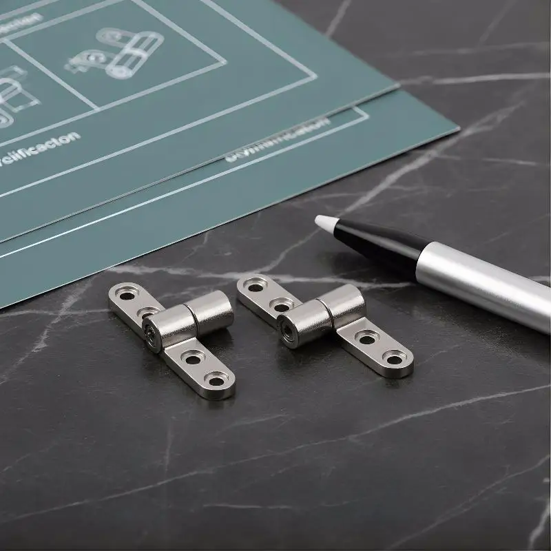 360 Degree Adjustable Torque Shaft Damper Hinge 1 2Pcs Positioning for Soft Close Cabinet Furniture Renovation Projects
